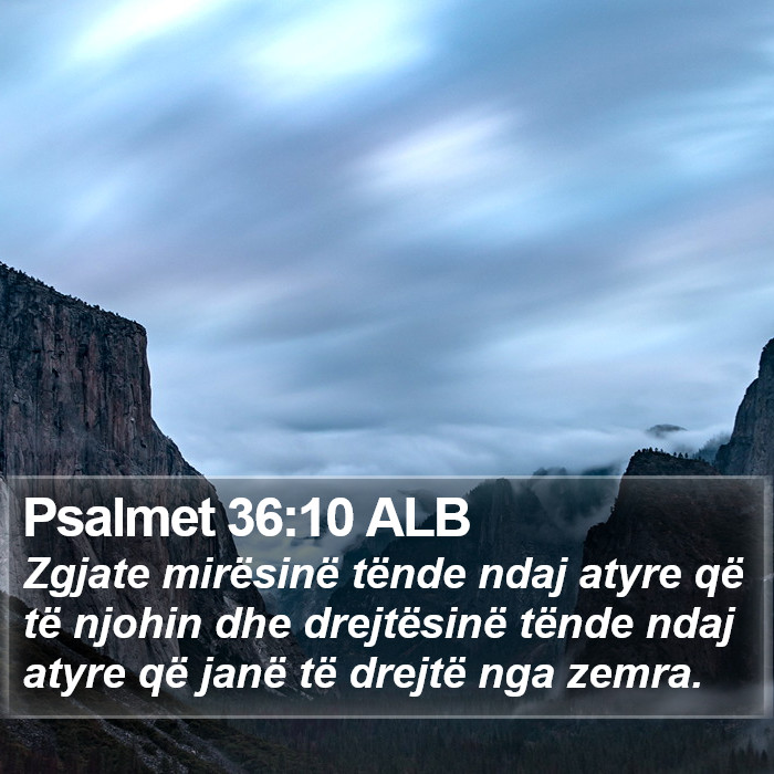 Psalmet 36:10 ALB Bible Study