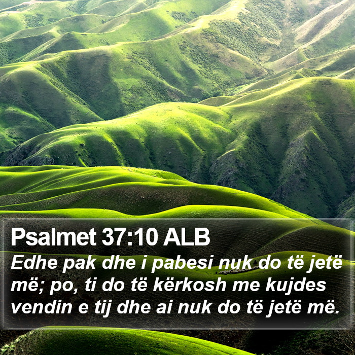 Psalmet 37:10 ALB Bible Study