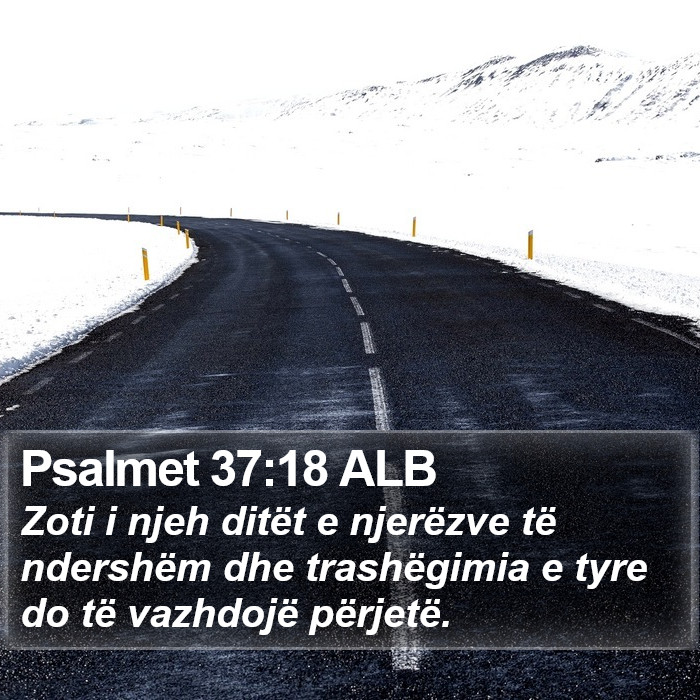 Psalmet 37:18 ALB Bible Study