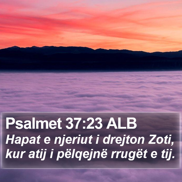 Psalmet 37:23 ALB Bible Study