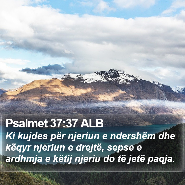 Psalmet 37:37 ALB Bible Study