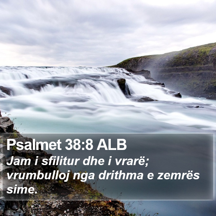 Psalmet 38:8 ALB Bible Study