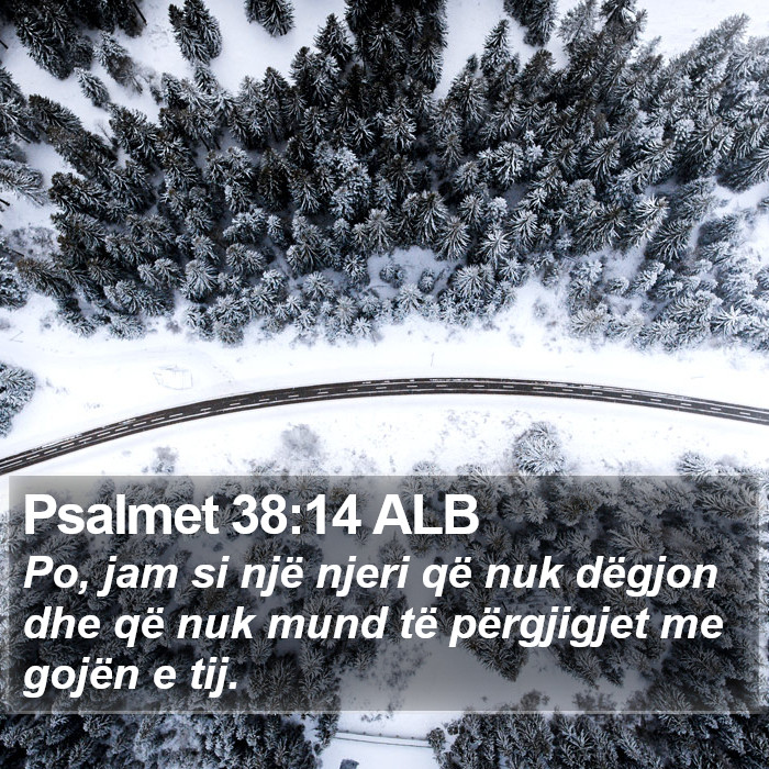 Psalmet 38:14 ALB Bible Study