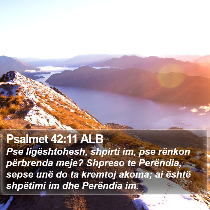Psalmet 42:11 ALB Bible Study