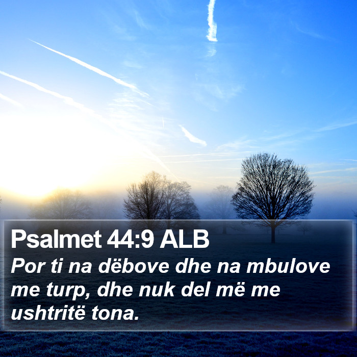 Psalmet 44:9 ALB Bible Study