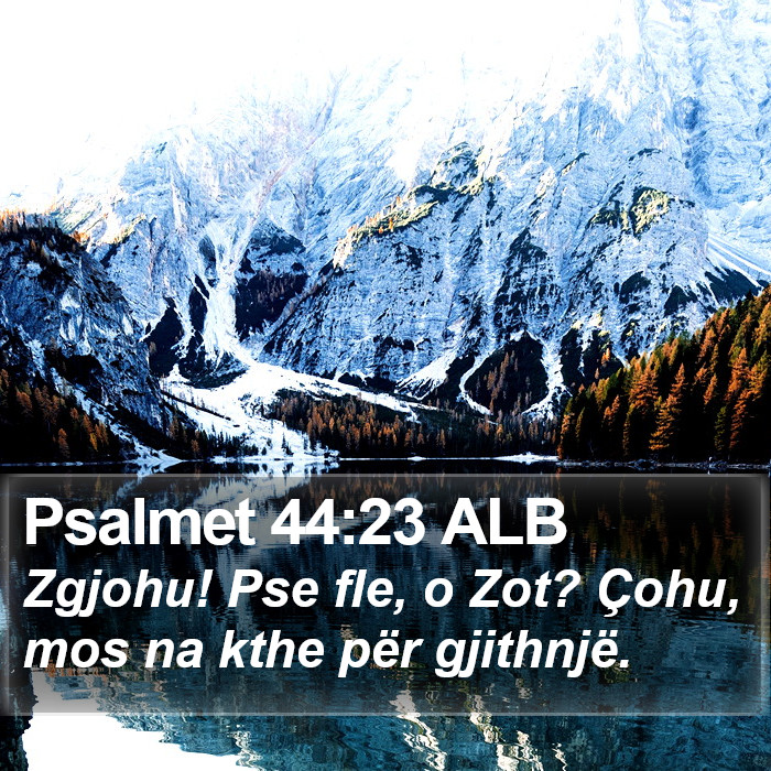 Psalmet 44:23 ALB Bible Study