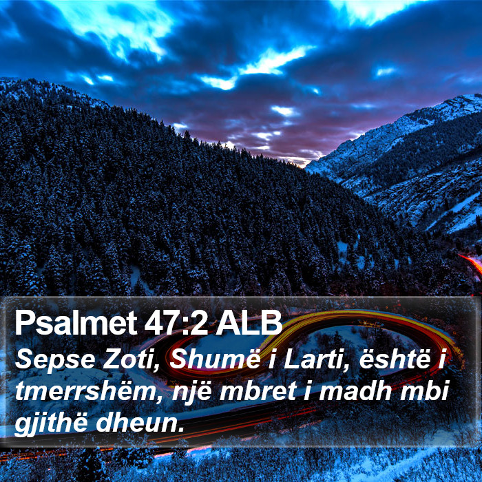 Psalmet 47:2 ALB Bible Study