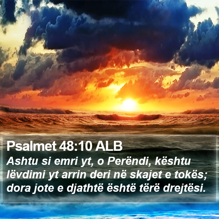 Psalmet 48:10 ALB Bible Study