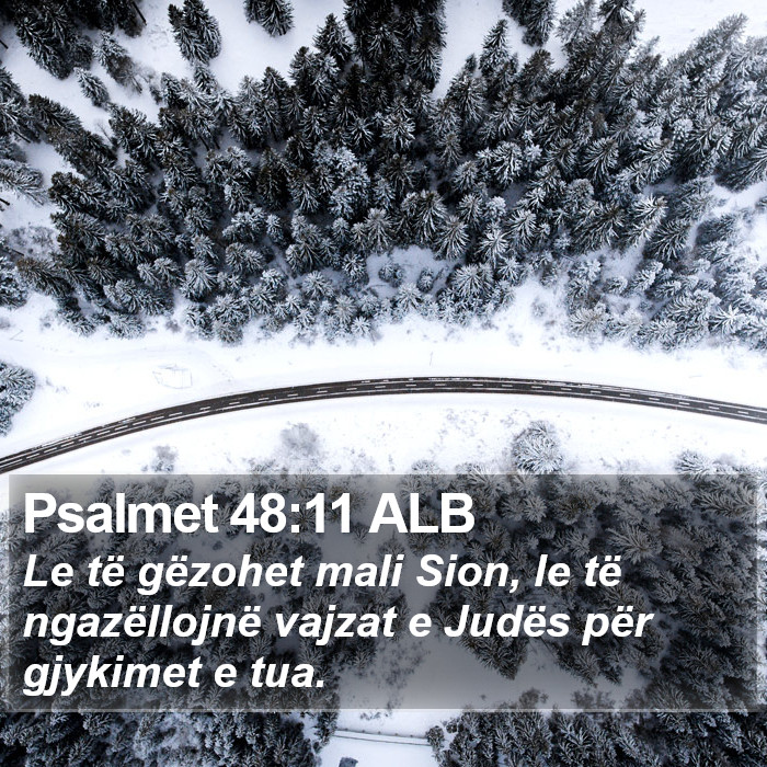Psalmet 48:11 ALB Bible Study