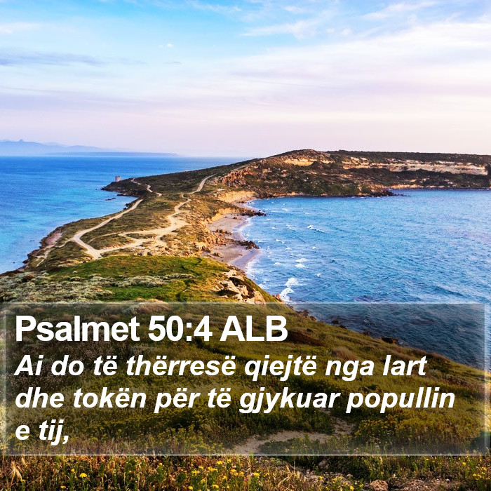 Psalmet 50:4 ALB Bible Study