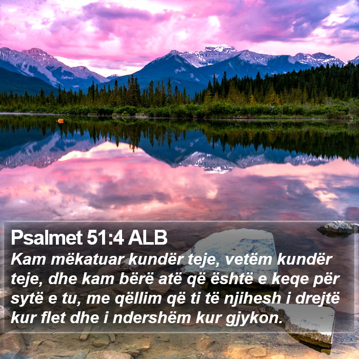 Psalmet 51:4 ALB Bible Study
