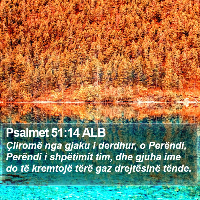 Psalmet 51:14 ALB Bible Study