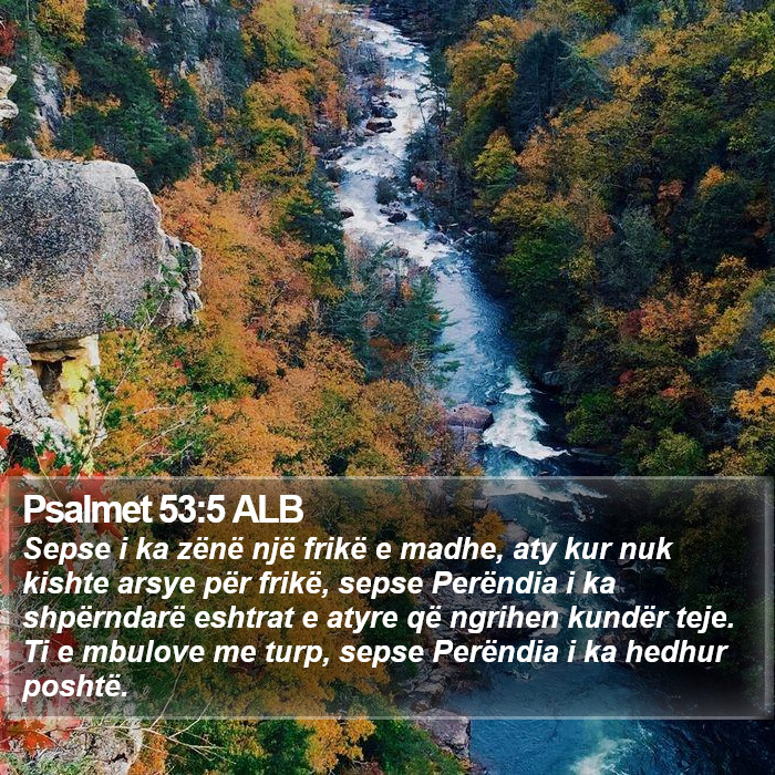 Psalmet 53:5 ALB Bible Study