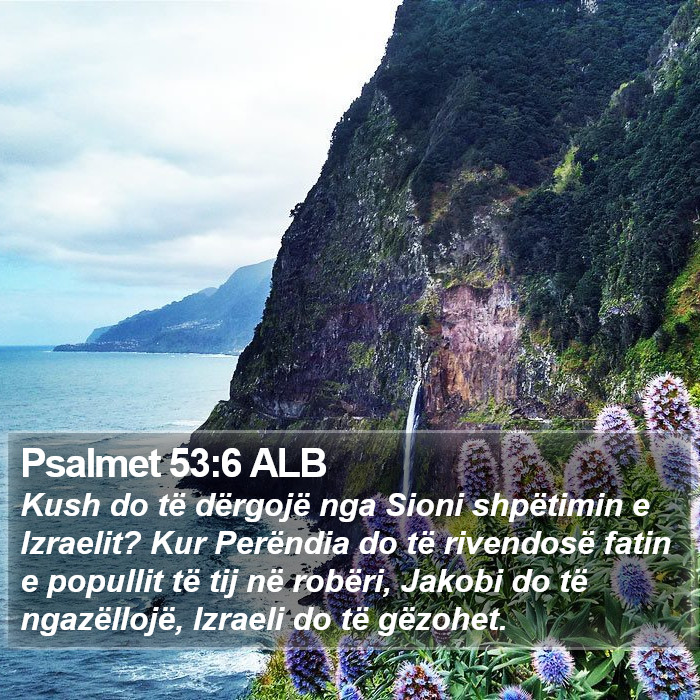 Psalmet 53:6 ALB Bible Study