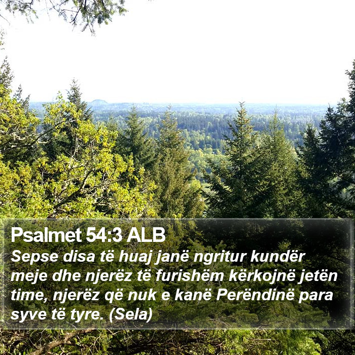 Psalmet 54:3 ALB Bible Study