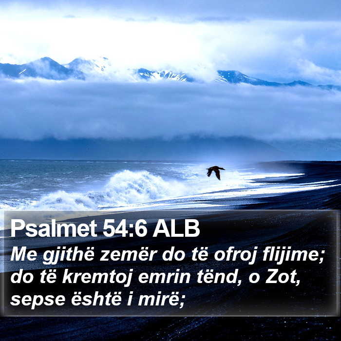 Psalmet 54:6 ALB Bible Study