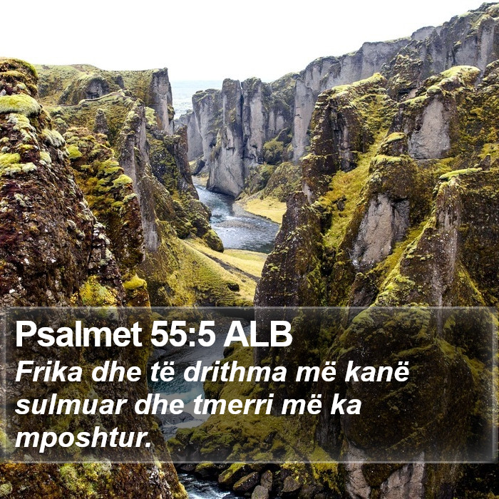 Psalmet 55:5 ALB Bible Study