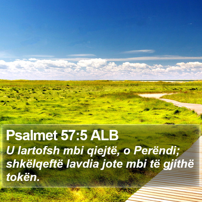 Psalmet 57:5 ALB Bible Study