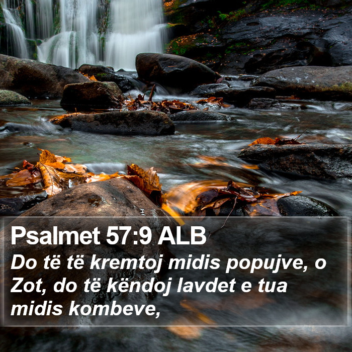 Psalmet 57:9 ALB Bible Study