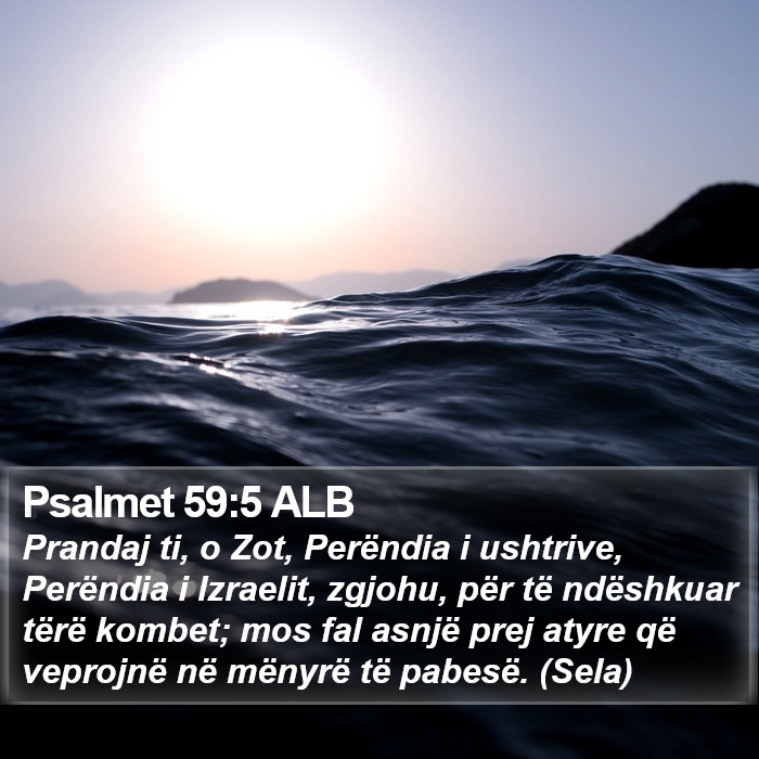 Psalmet 59:5 ALB Bible Study