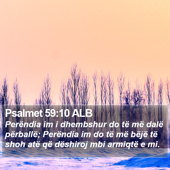 Psalmet 59:10 ALB Bible Study