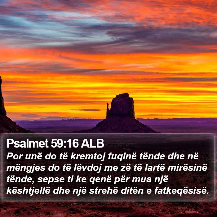 Psalmet 59:16 ALB Bible Study