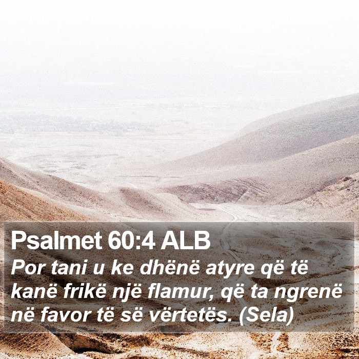 Psalmet 60:4 ALB Bible Study