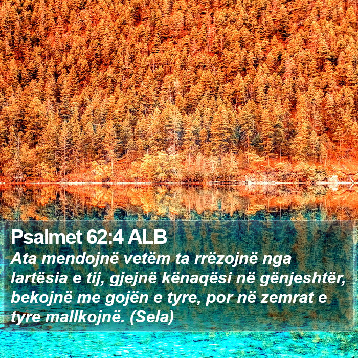 Psalmet 62:4 ALB Bible Study