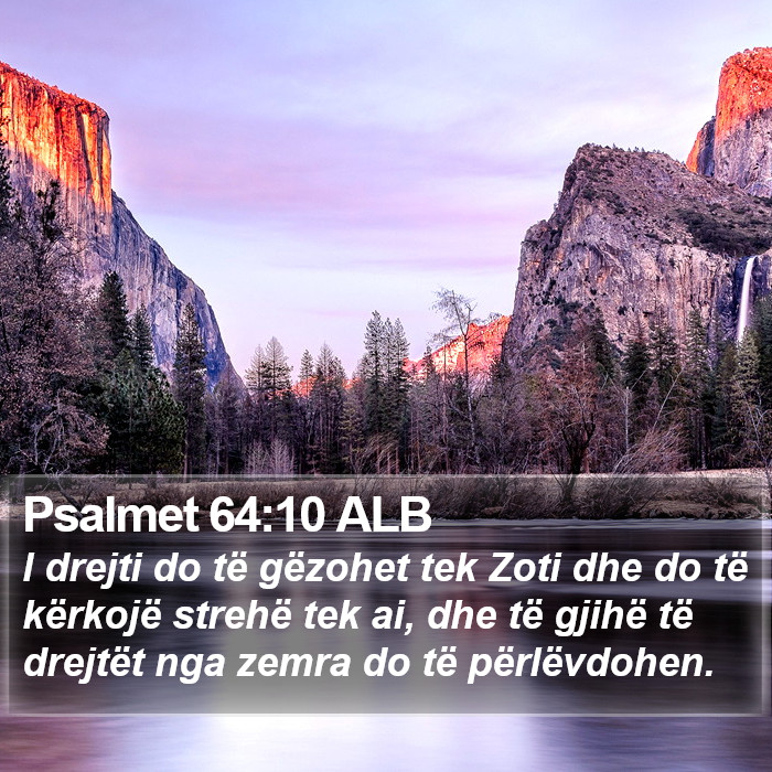 Psalmet 64:10 ALB Bible Study