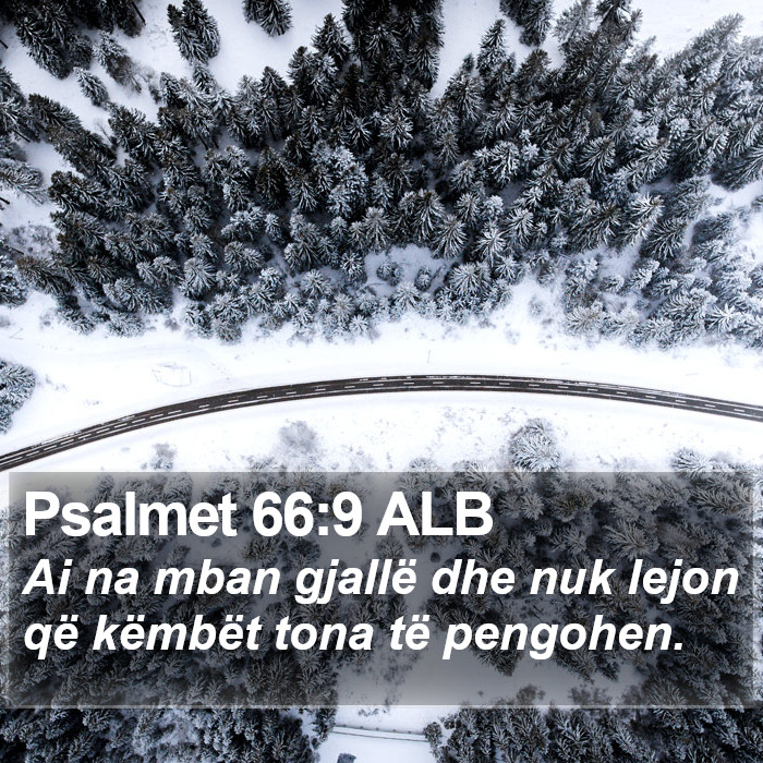 Psalmet 66:9 ALB Bible Study