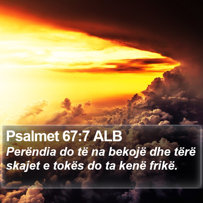 Psalmet 67:7 ALB Bible Study