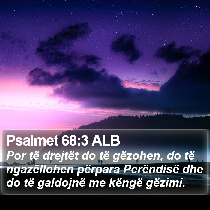 Psalmet 68:3 ALB Bible Study