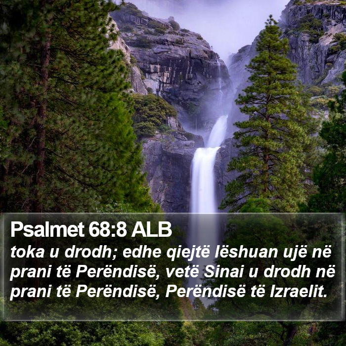 Psalmet 68:8 ALB Bible Study