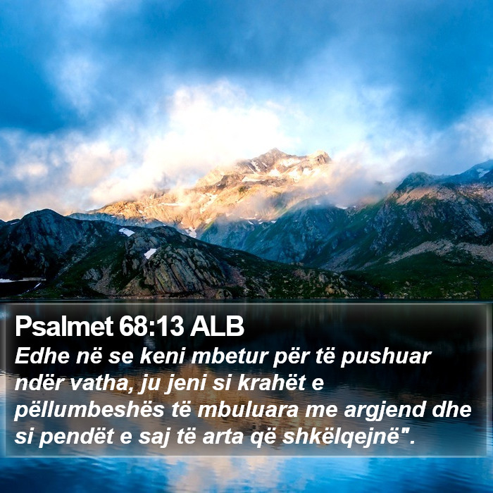 Psalmet 68:13 ALB Bible Study