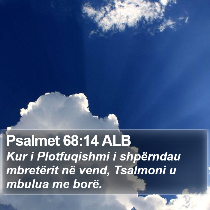 Psalmet 68:14 ALB Bible Study