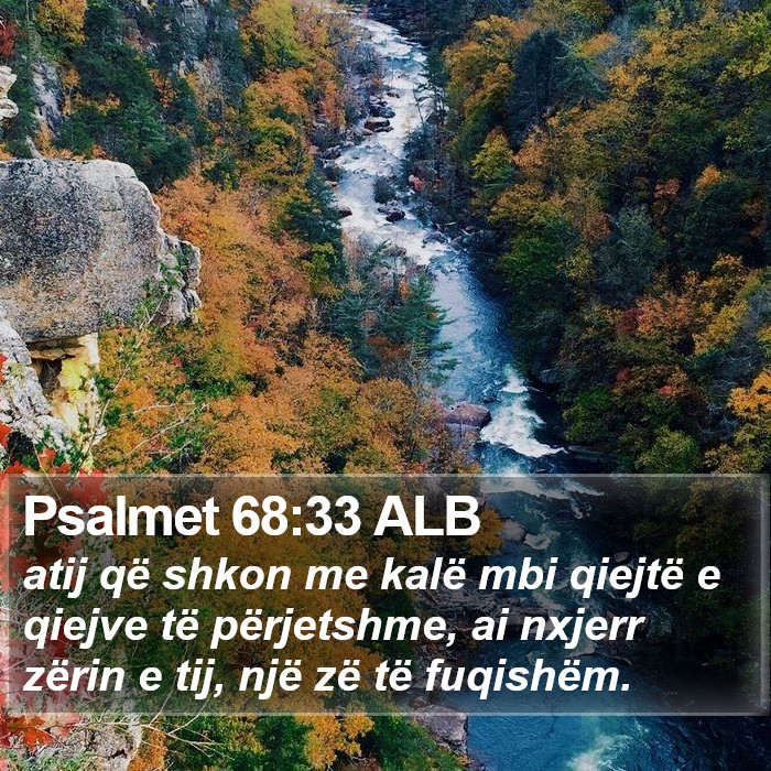 Psalmet 68:33 ALB Bible Study