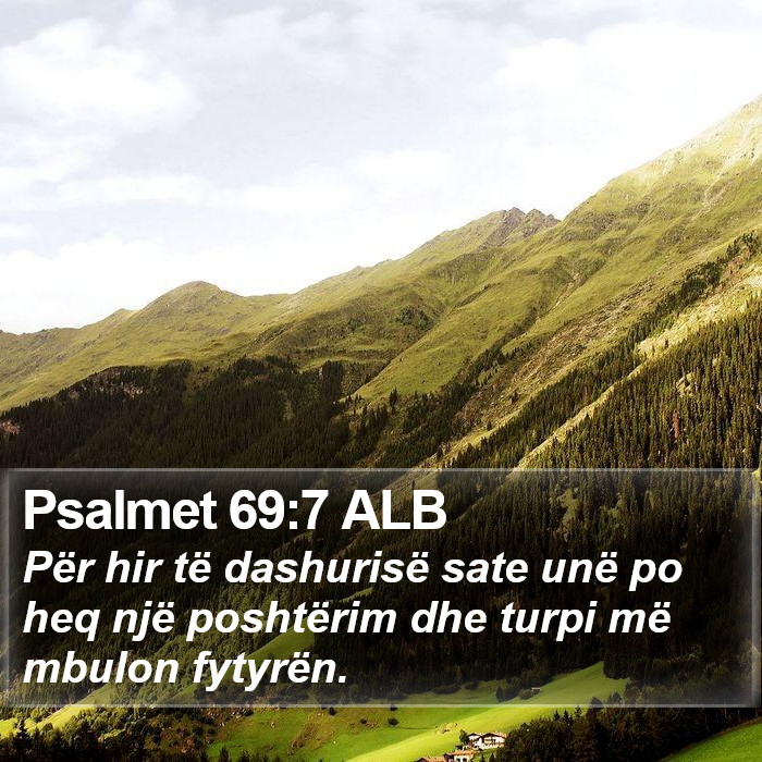 Psalmet 69:7 ALB Bible Study