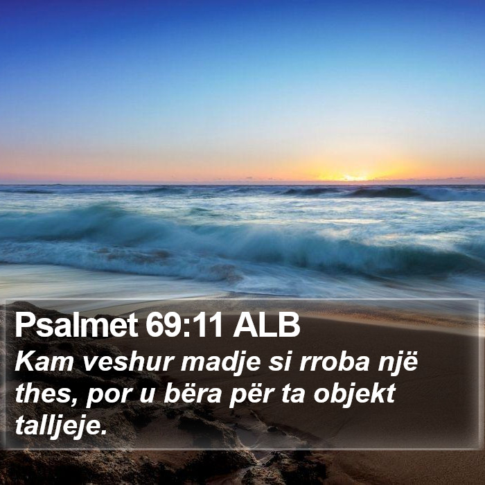 Psalmet 69:11 ALB Bible Study