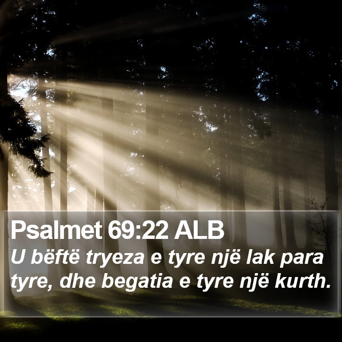 Psalmet 69:22 ALB Bible Study