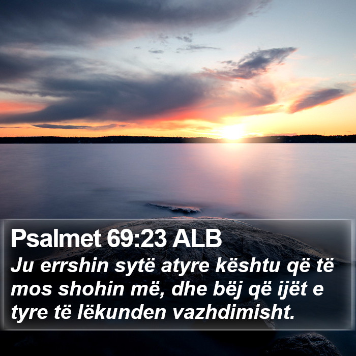 Psalmet 69:23 ALB Bible Study