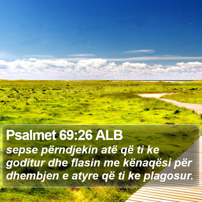 Psalmet 69:26 ALB Bible Study