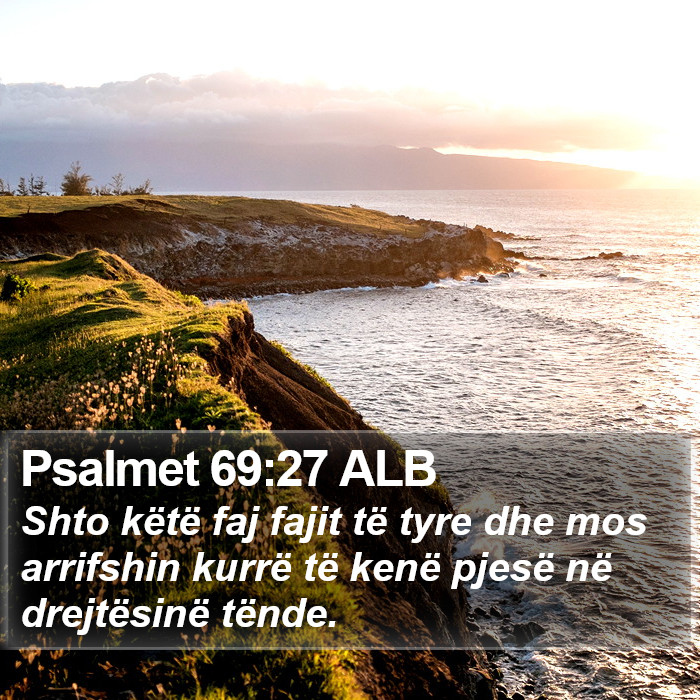 Psalmet 69:27 ALB Bible Study