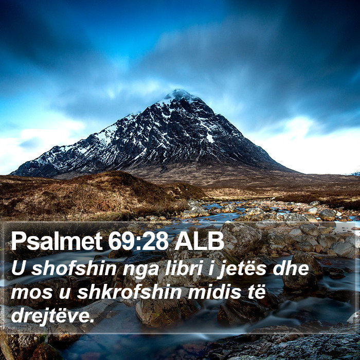 Psalmet 69:28 ALB Bible Study