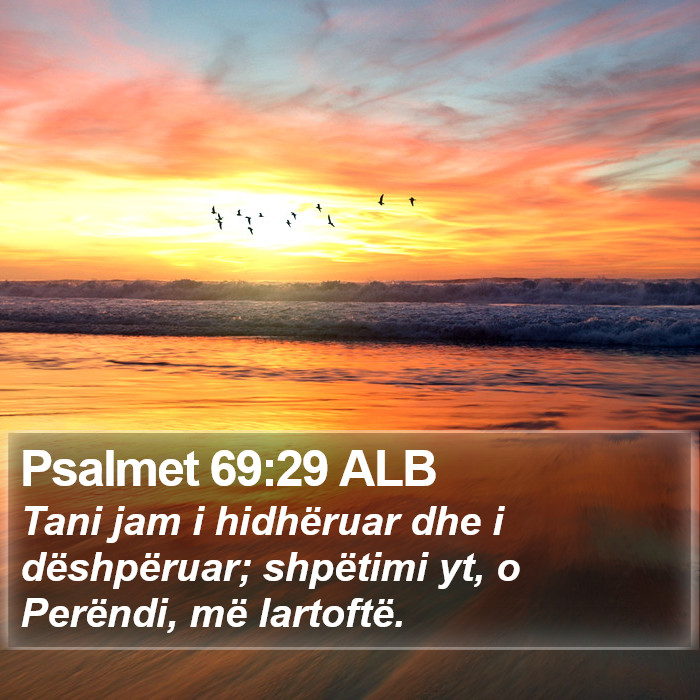 Psalmet 69:29 ALB Bible Study