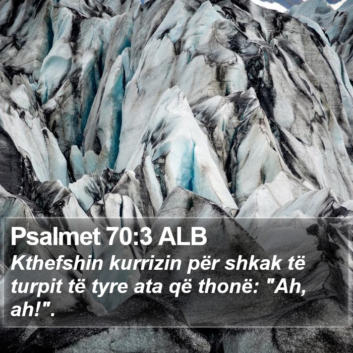 Psalmet 70:3 ALB Bible Study