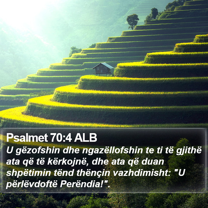 Psalmet 70:4 ALB Bible Study