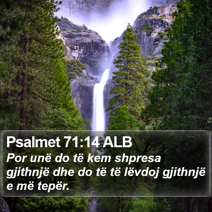 Psalmet 71:14 ALB Bible Study