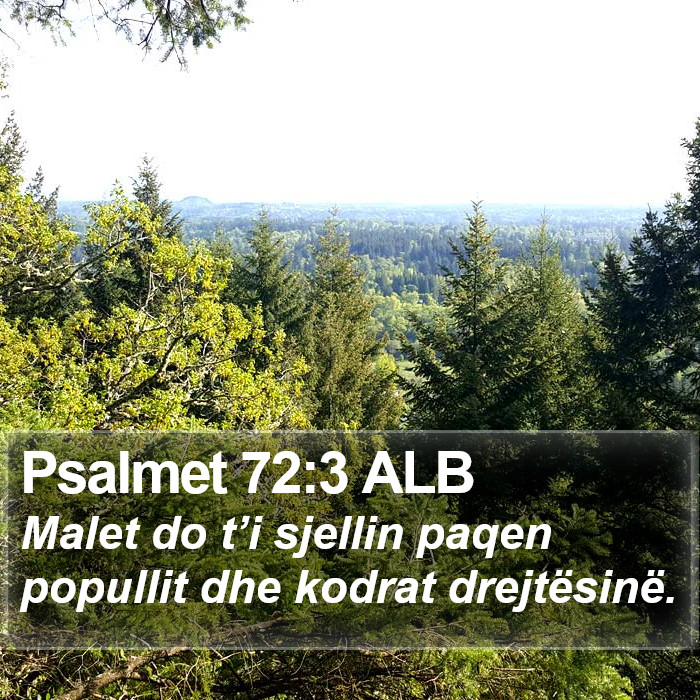 Psalmet 72:3 ALB Bible Study
