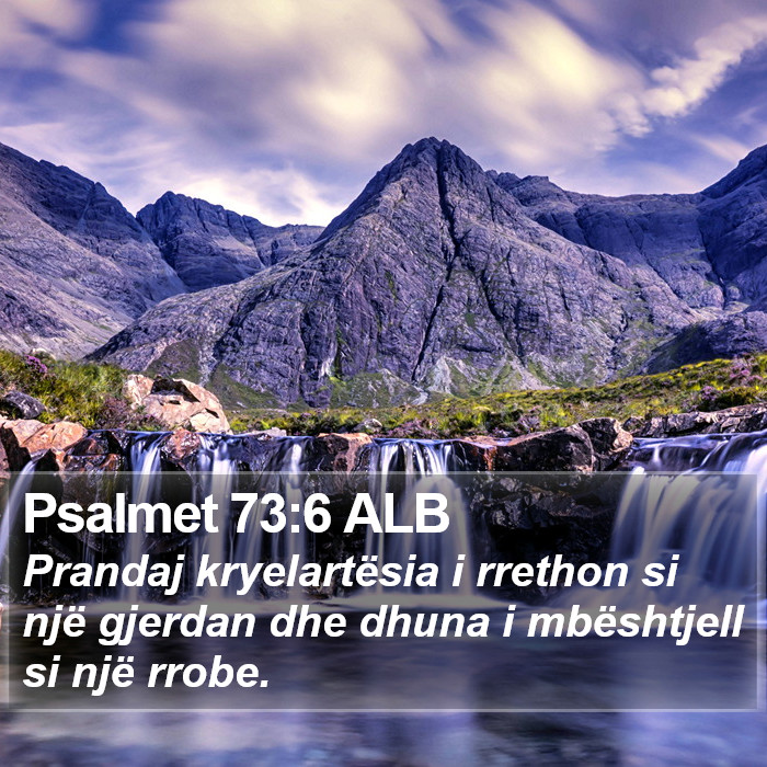Psalmet 73:6 ALB Bible Study