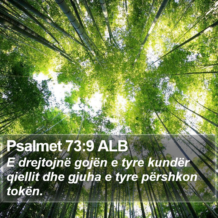 Psalmet 73:9 ALB Bible Study